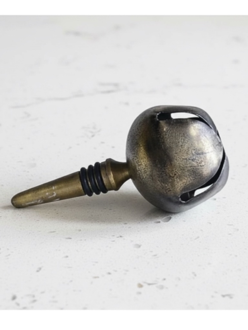 Bell Shaped Pewter Wine Bottle Stopper